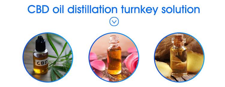 примена јединице за молекуларну дестилацију molecular distillation unit application