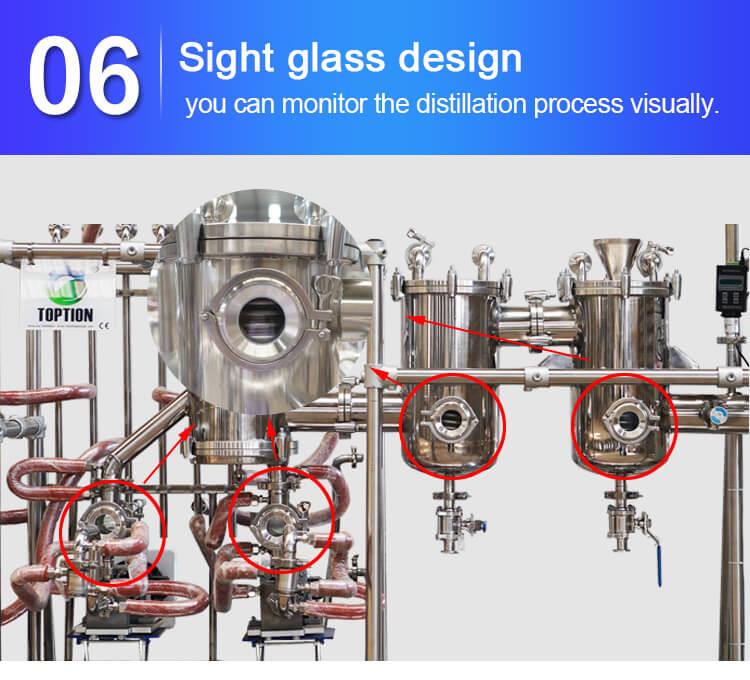 short path molecular distillation unit design